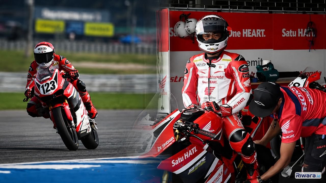Rheza Danica Ahrens tampil impresif bersama Astra Honda Racing Team pada putaran kedua Asia Road Racing Championship 2026 di Chang International Circuit